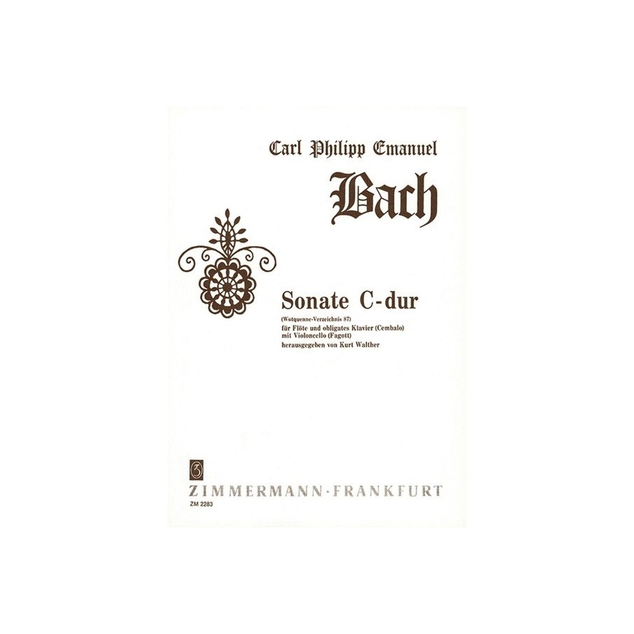 Sonate C-Dur Wq 87 
