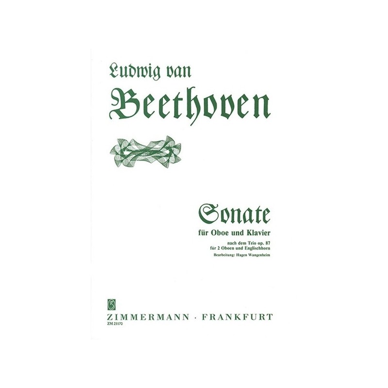 Sonate nach dem Trio op. 87 