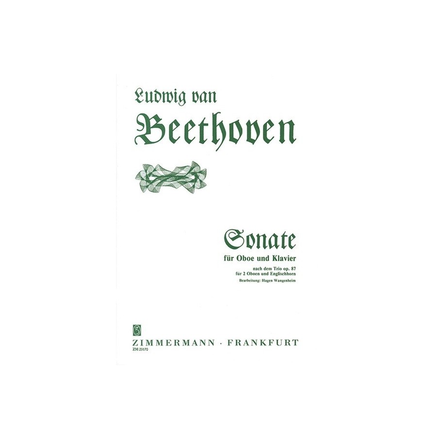 Sonate nach dem Trio op. 87 