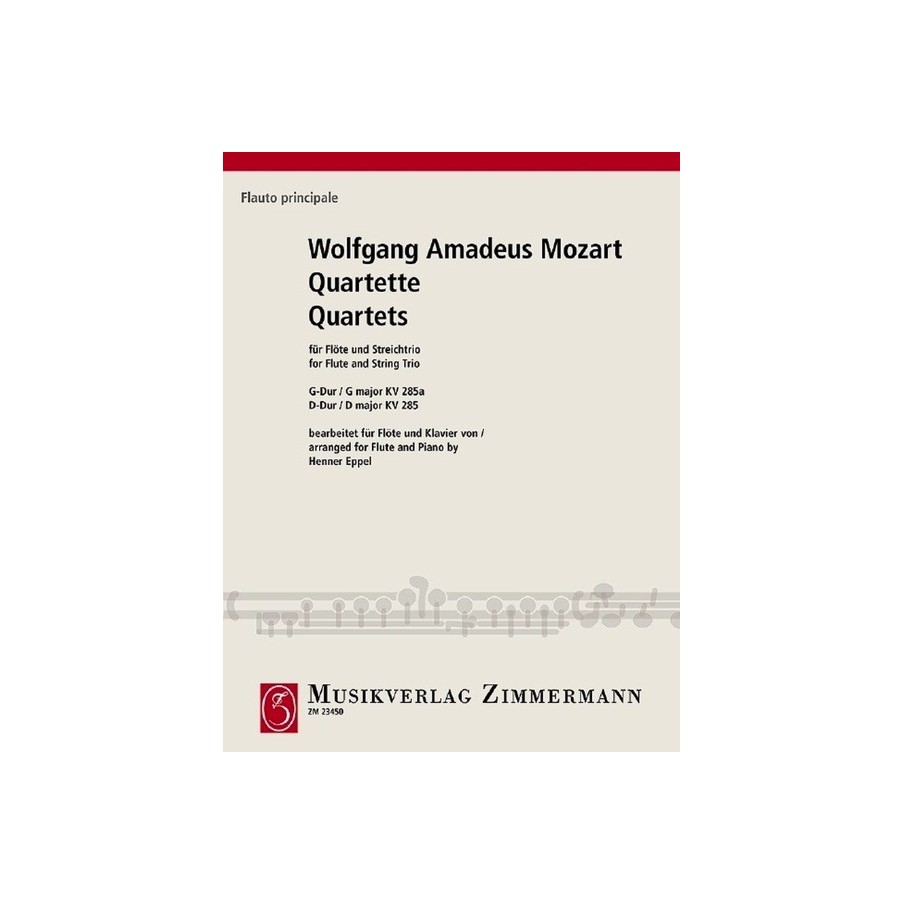 Quartet G Major K 285a + D Major K285 