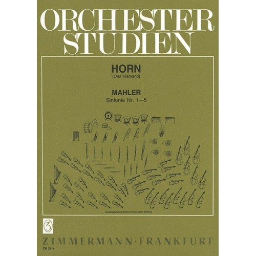 Orchesterstudien Mahler Sinfonien 1-5 