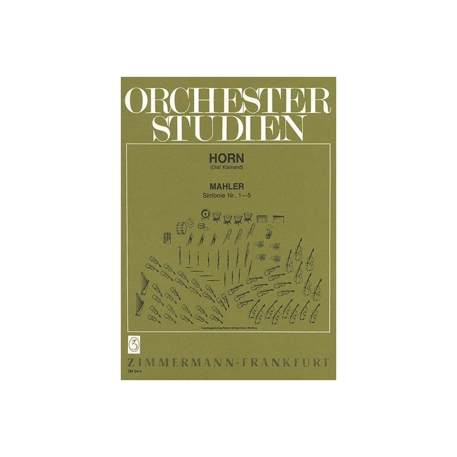 Orchesterstudien Mahler Sinfonien 1-5 