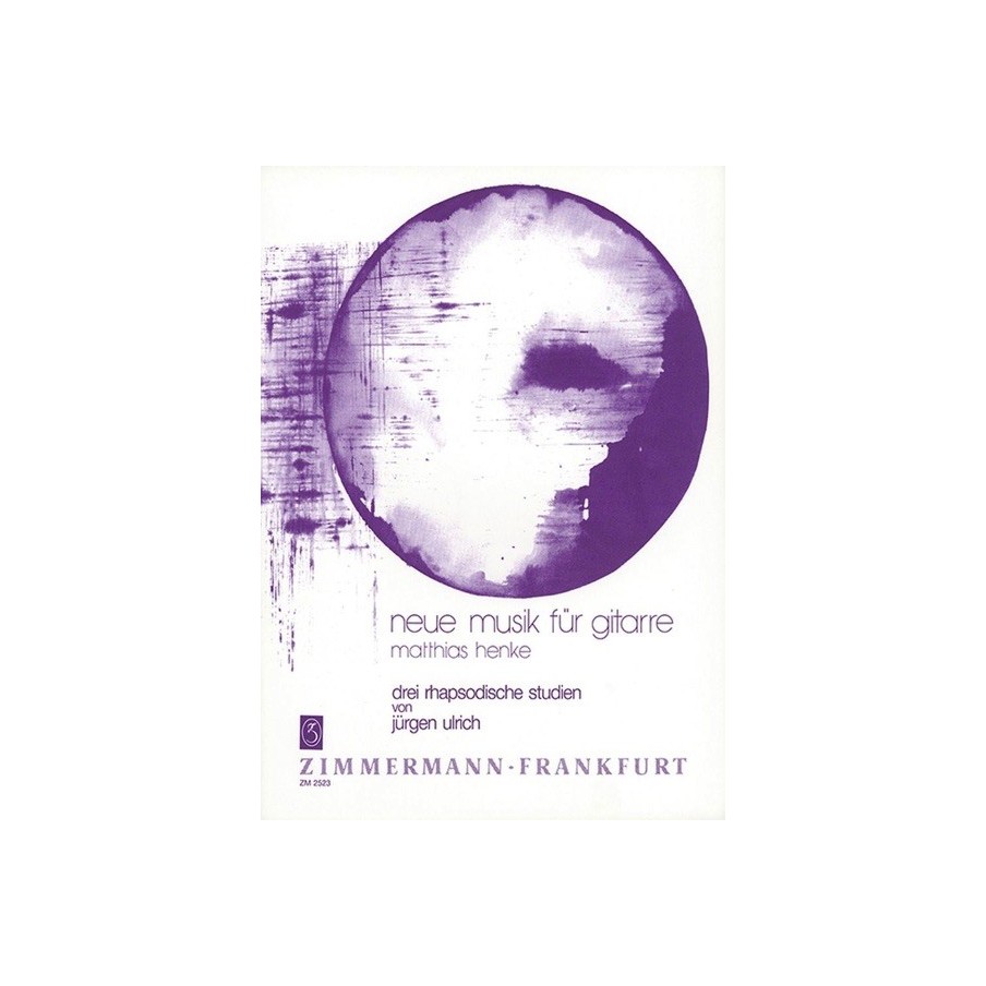 Drei rhapsodische Studien 