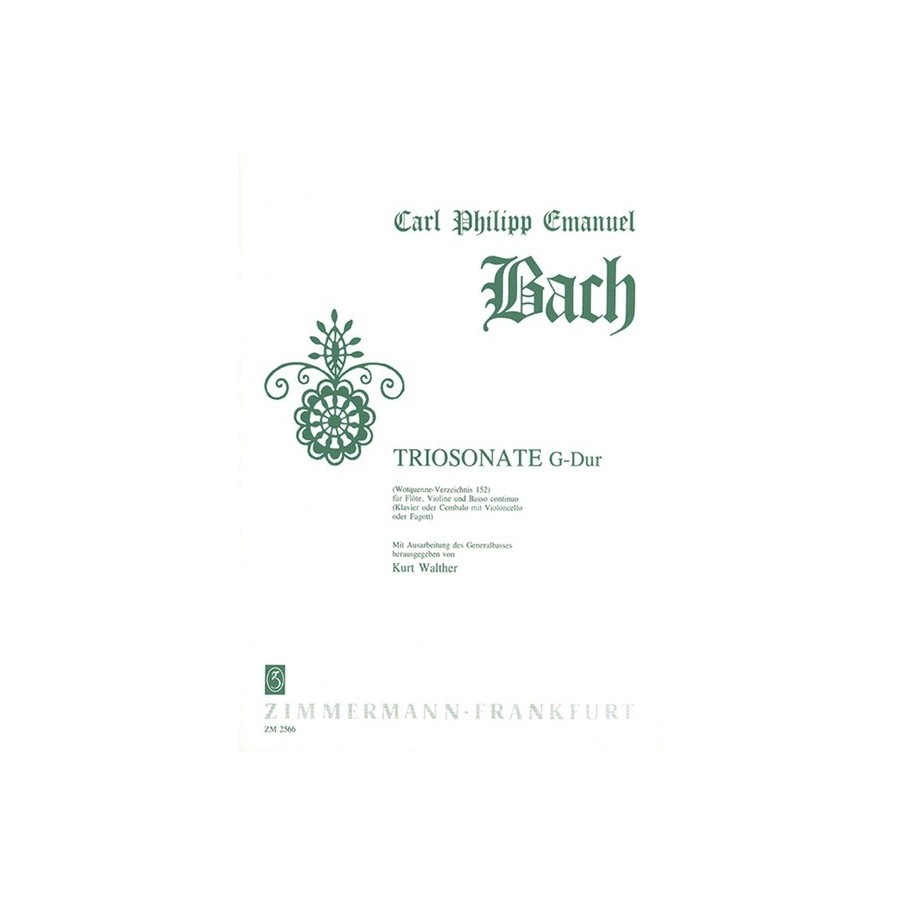 Triosonate G-Dur Wq 152 