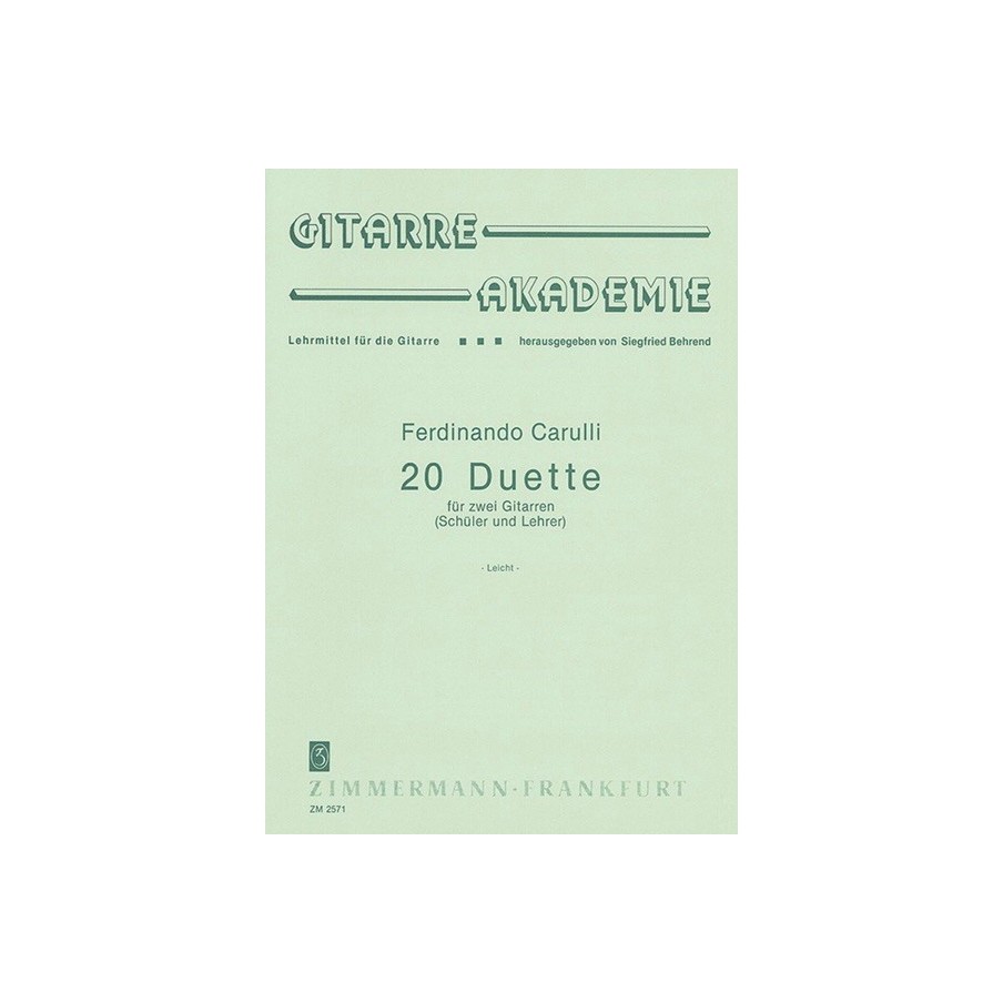 20 Duette (Schüler und Lehrer) 