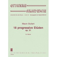 18 progressive Etüden op. 51 