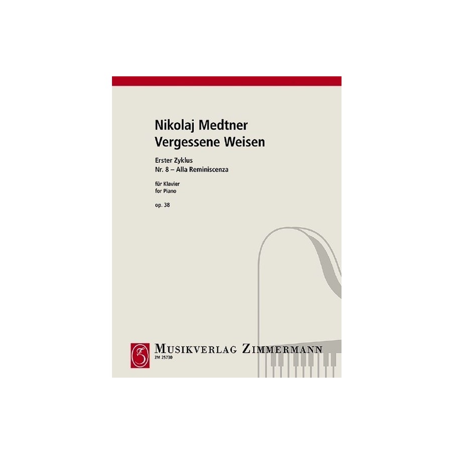 Vergessene Weisen op. 38/8 