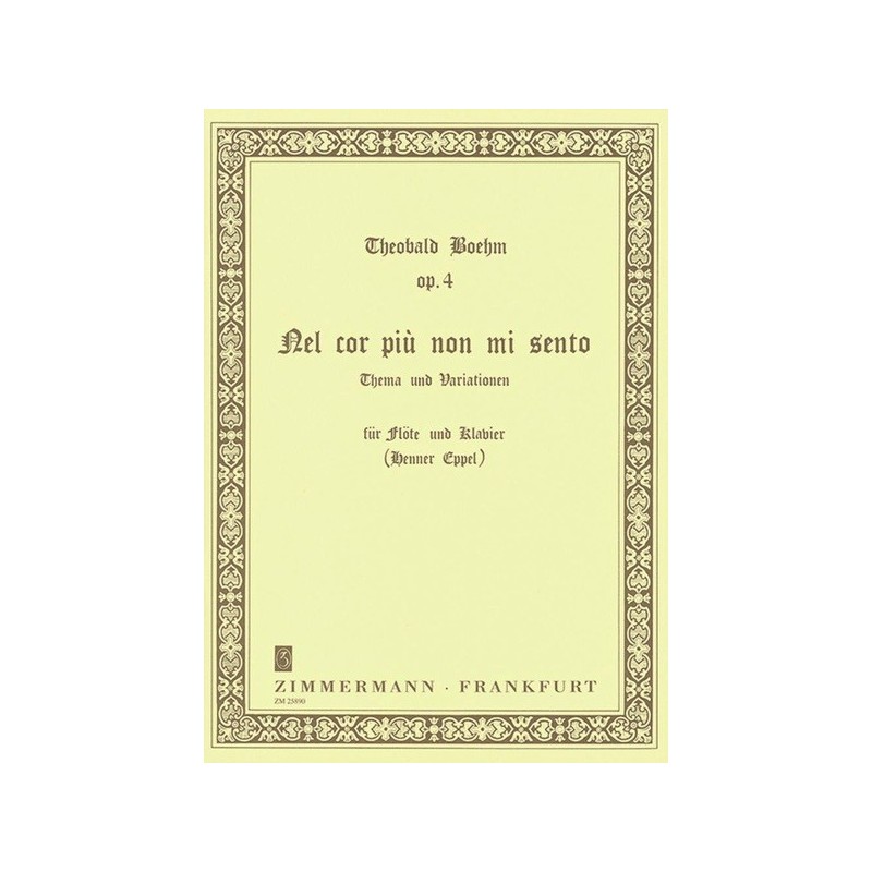 Nel Cor Piu Non Mi Sento Op.4 