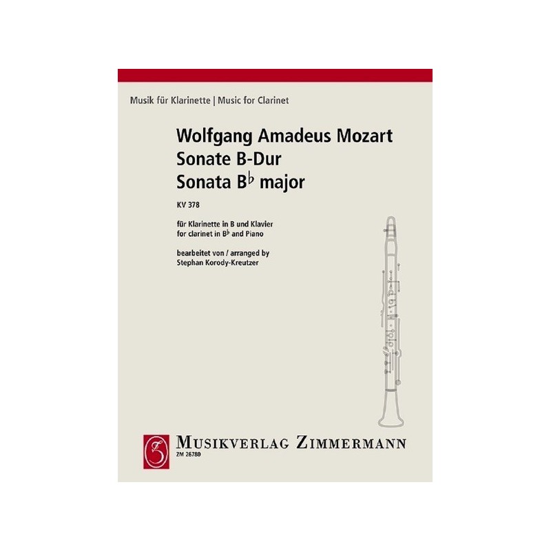 Sonate in B-Dur KV 378 