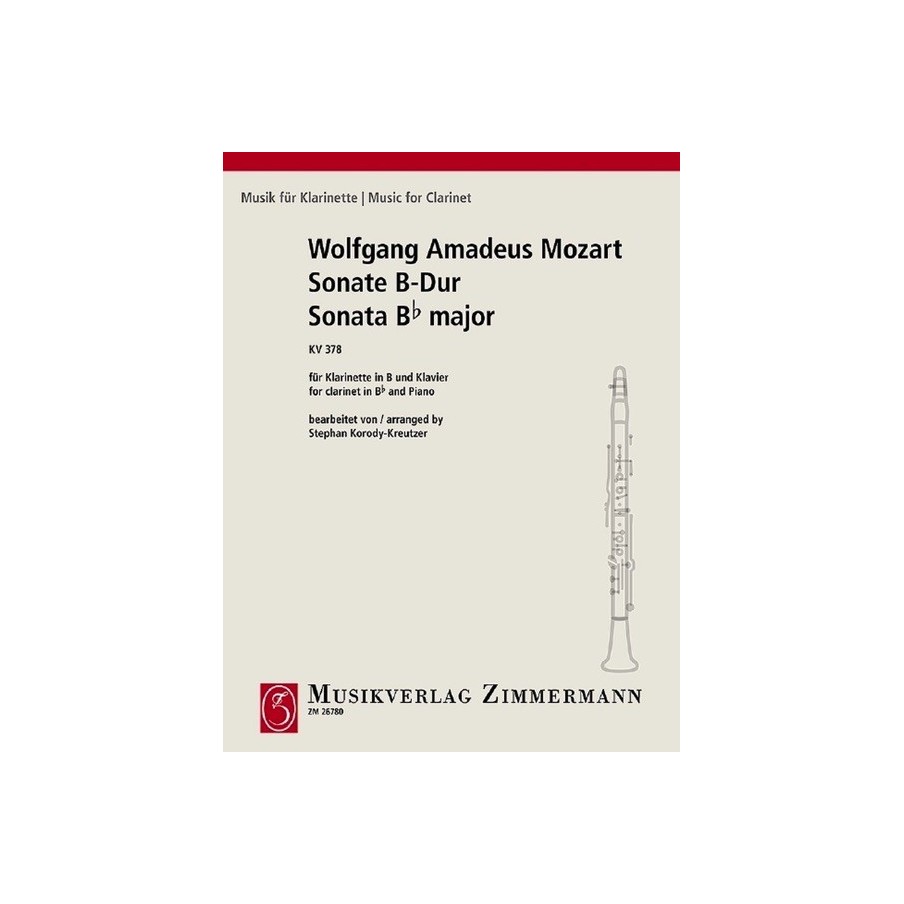 Sonate in B-Dur KV 378 