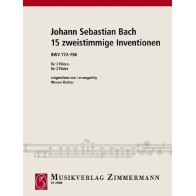 15 Two-Part Inventions BWV 772-796 