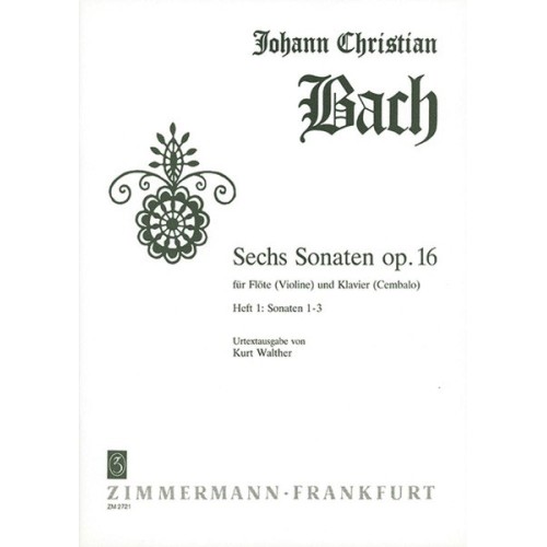 Sonaten(6) 1 Op.16 (J.C.) 