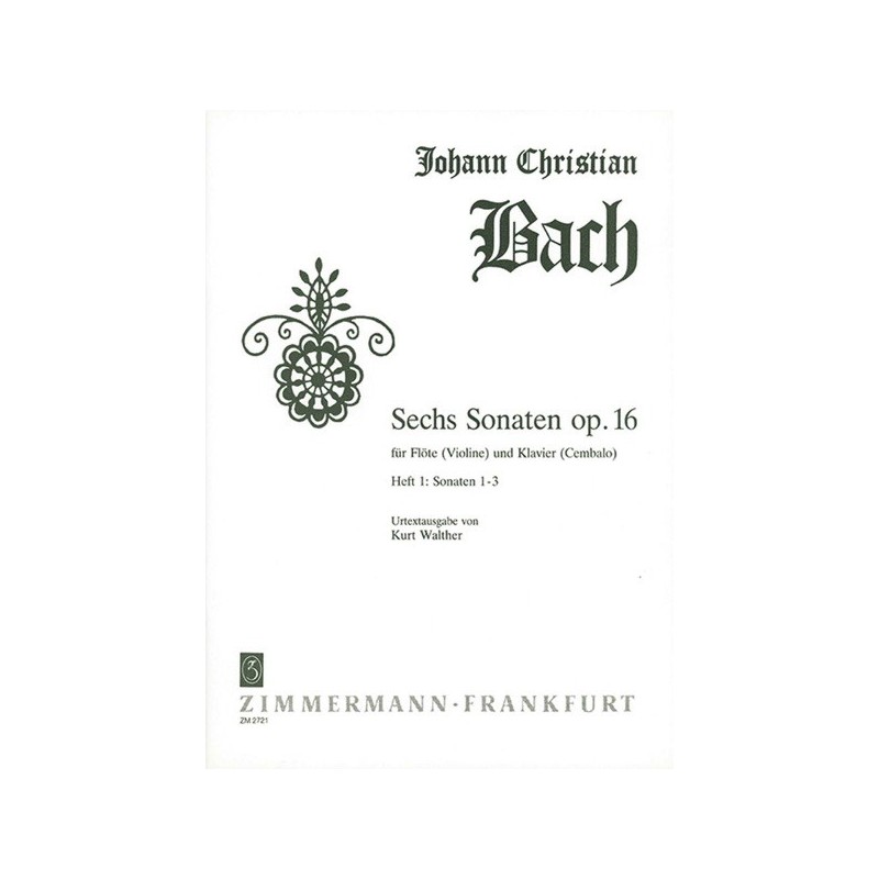 Sonaten(6) 1 Op.16 (J.C.) 
