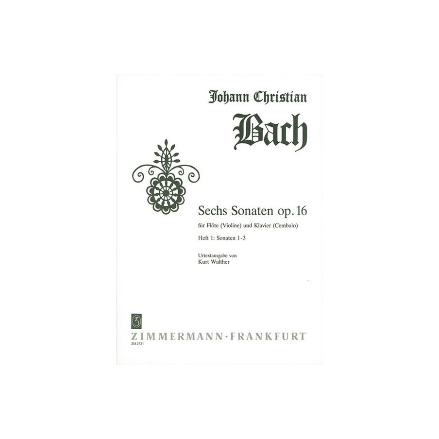 Sonaten(6) 1 Op.16 (J.C.) 