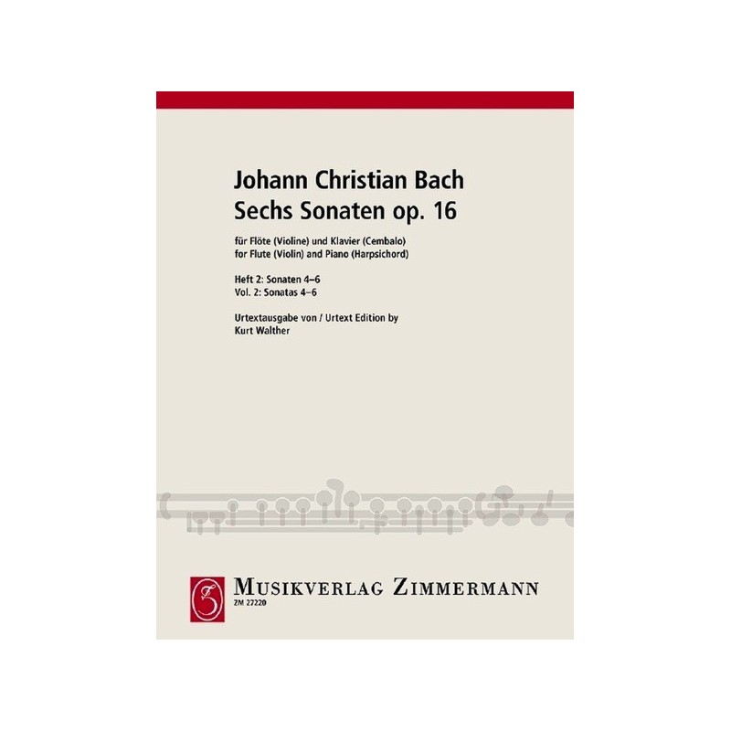 Sonaten(6) 2 Op.16 (J.C.) 