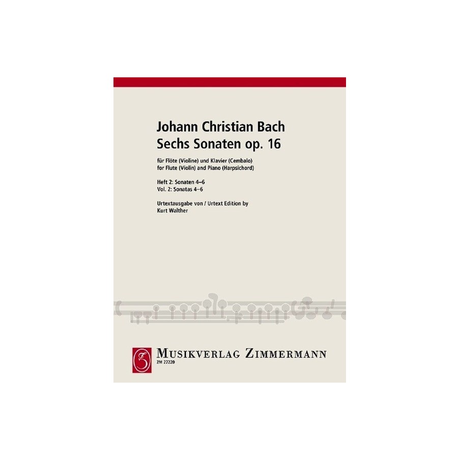 Sonaten(6) 2 Op.16 (J.C.) 