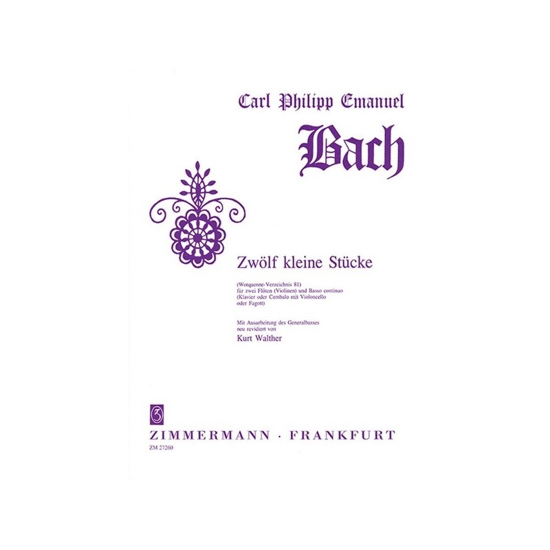 Zwölf kleine Stücke Wq 81 