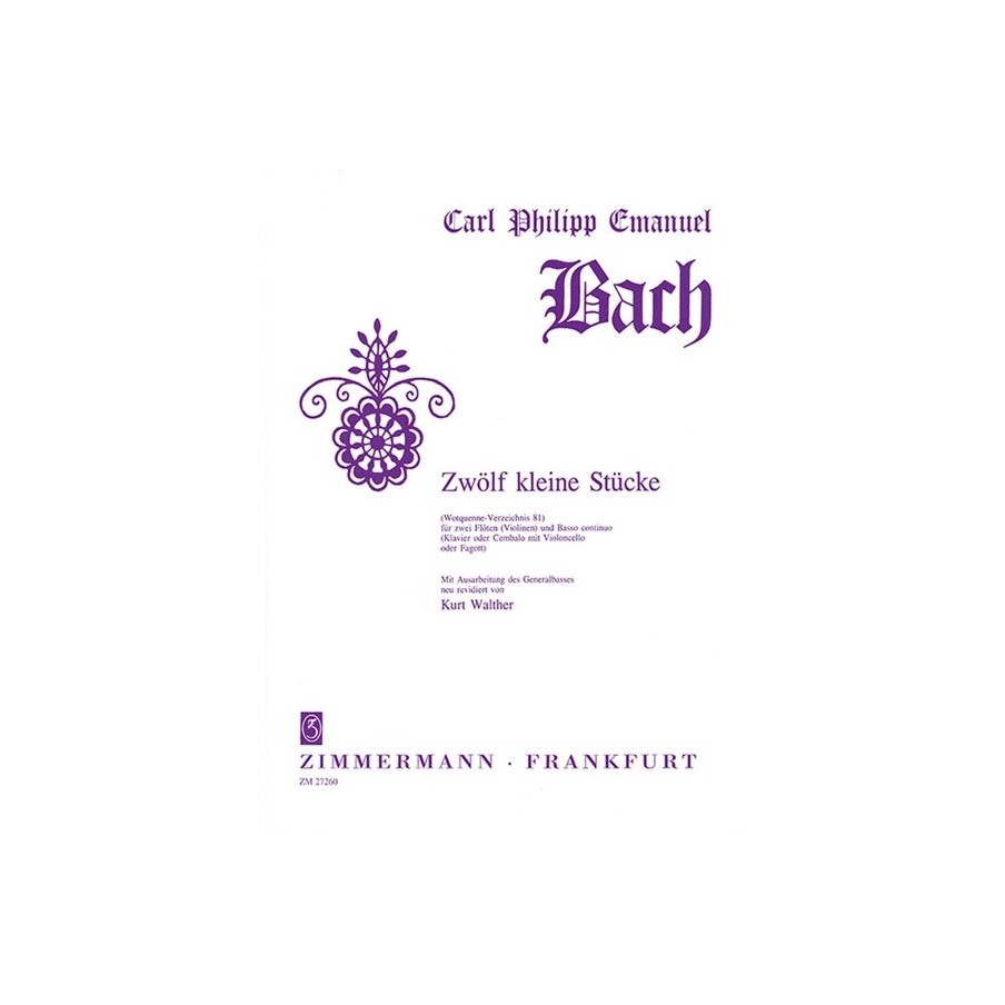 Zwölf kleine Stücke Wq 81 