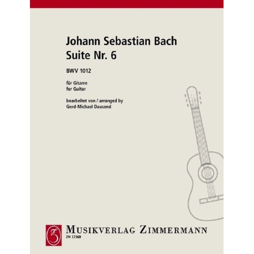 Sechs Suiten BWV 1012