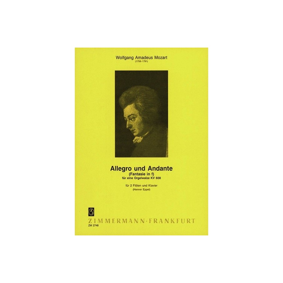 Allegro und Andante (Fantasie in f) KV 608 