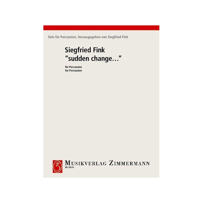 Sudden change for Percussion 