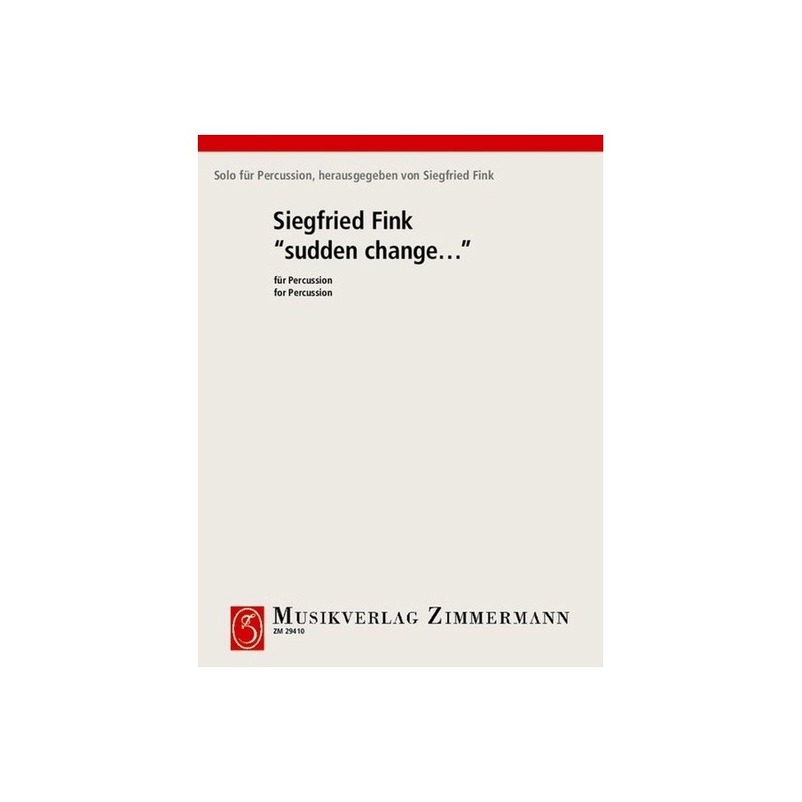 Sudden change for Percussion 