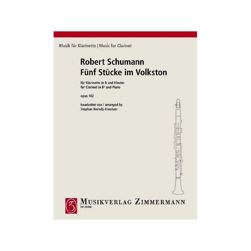5 Stücke im Volkston op. 102 