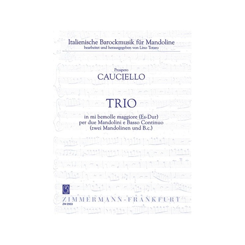 Trio per due Mandolini e Basso Continuo 