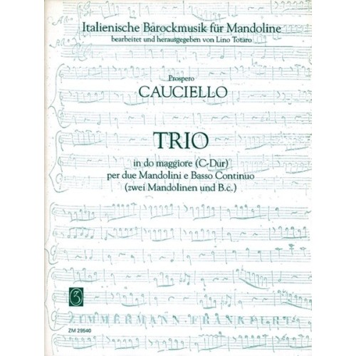 Trio per due Mandolini e Basso Continuo 