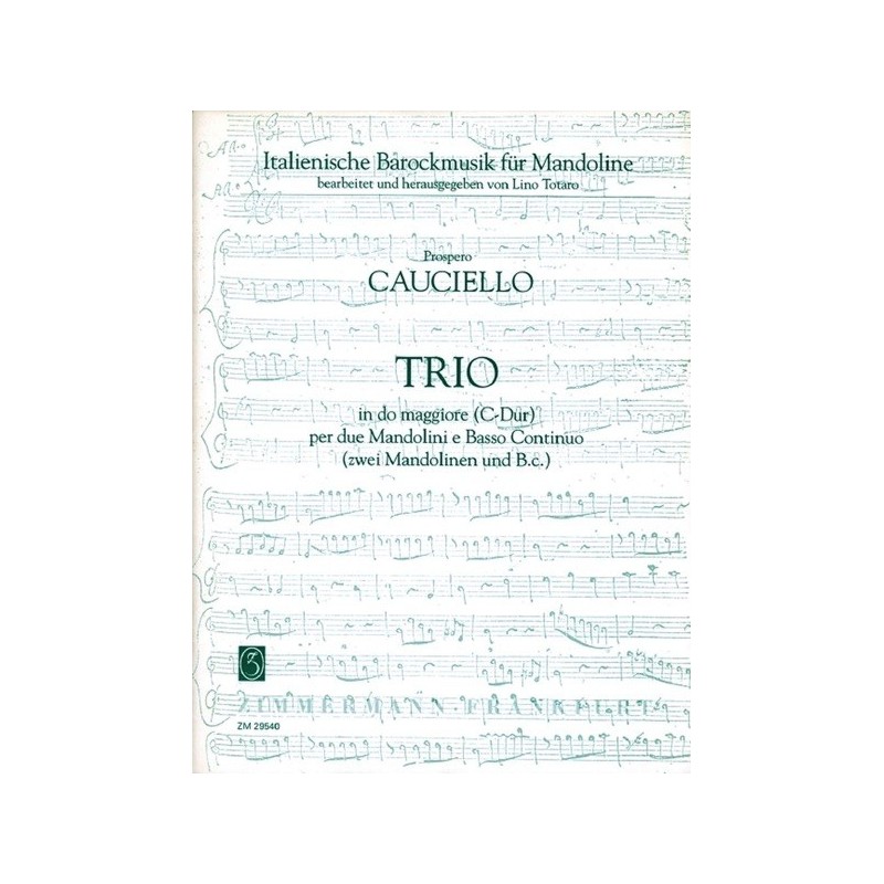 Trio per due Mandolini e Basso Continuo 