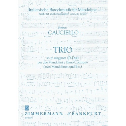 Trio per due Mandolini e Basso Continuo 