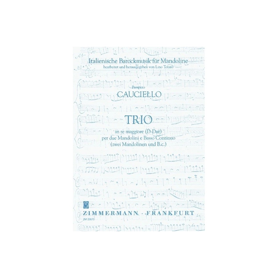 Trio per due Mandolini e Basso Continuo 