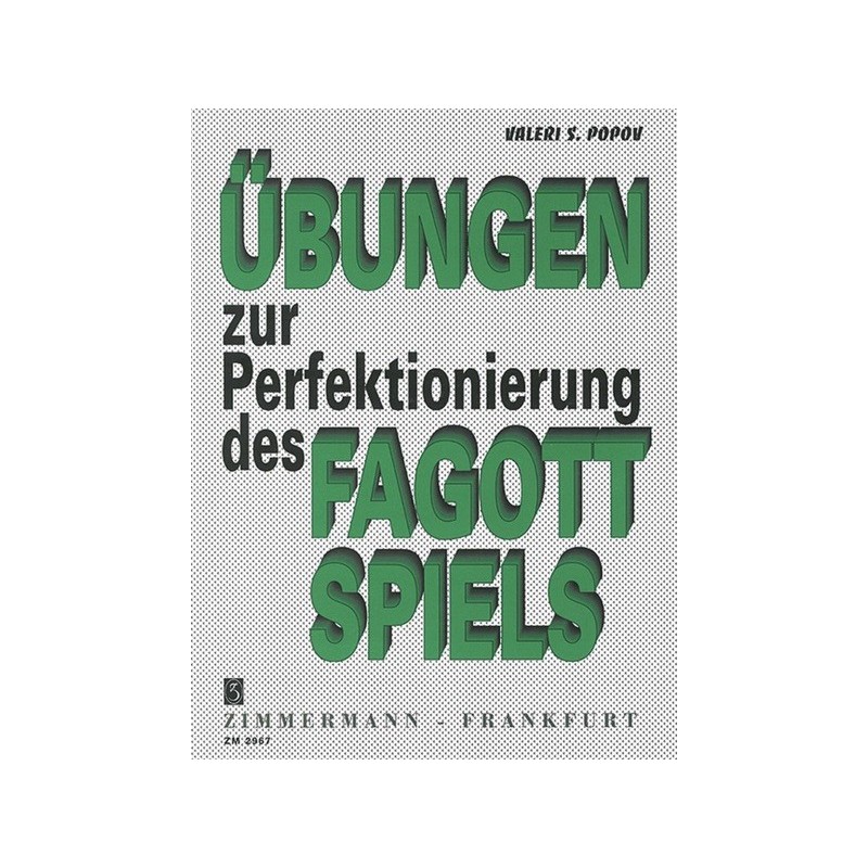 Übungen zur Perfektionierung des Fagottspiels 