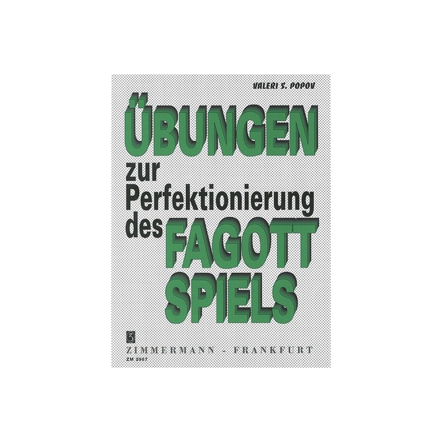 Übungen zur Perfektionierung des Fagottspiels 
