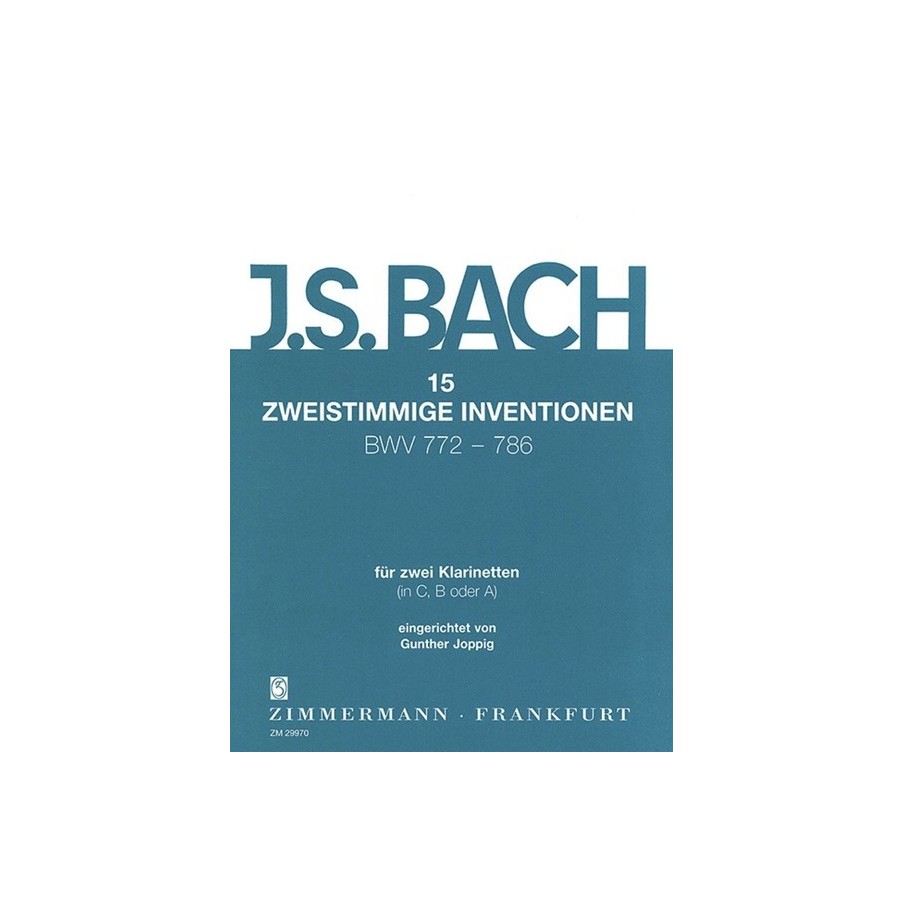 15 zweistimmige Inventionen 