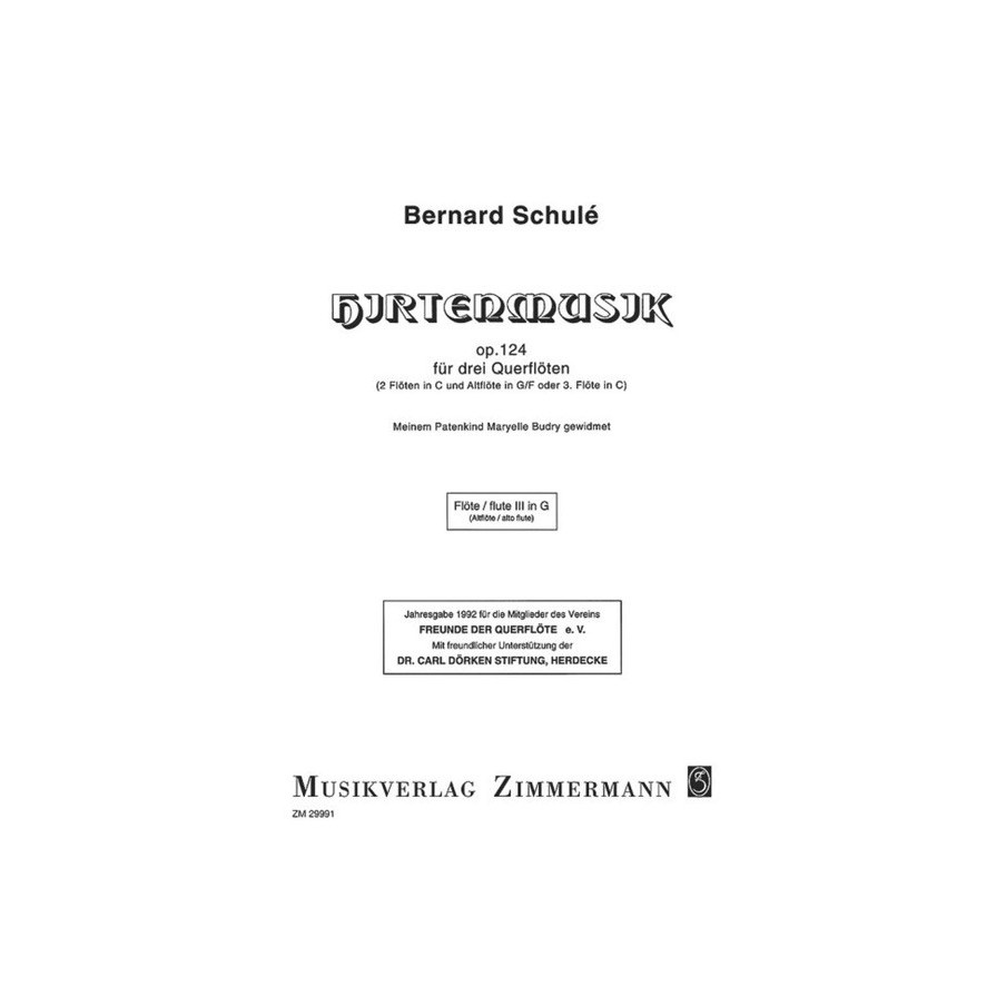 Hirtenmusik op. 124 