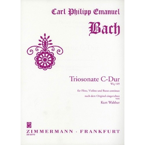 Triosonate C-Dur Wq 149 