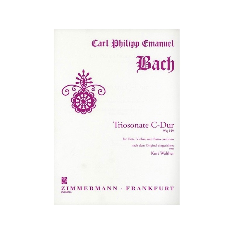 Triosonate C-Dur Wq 149 