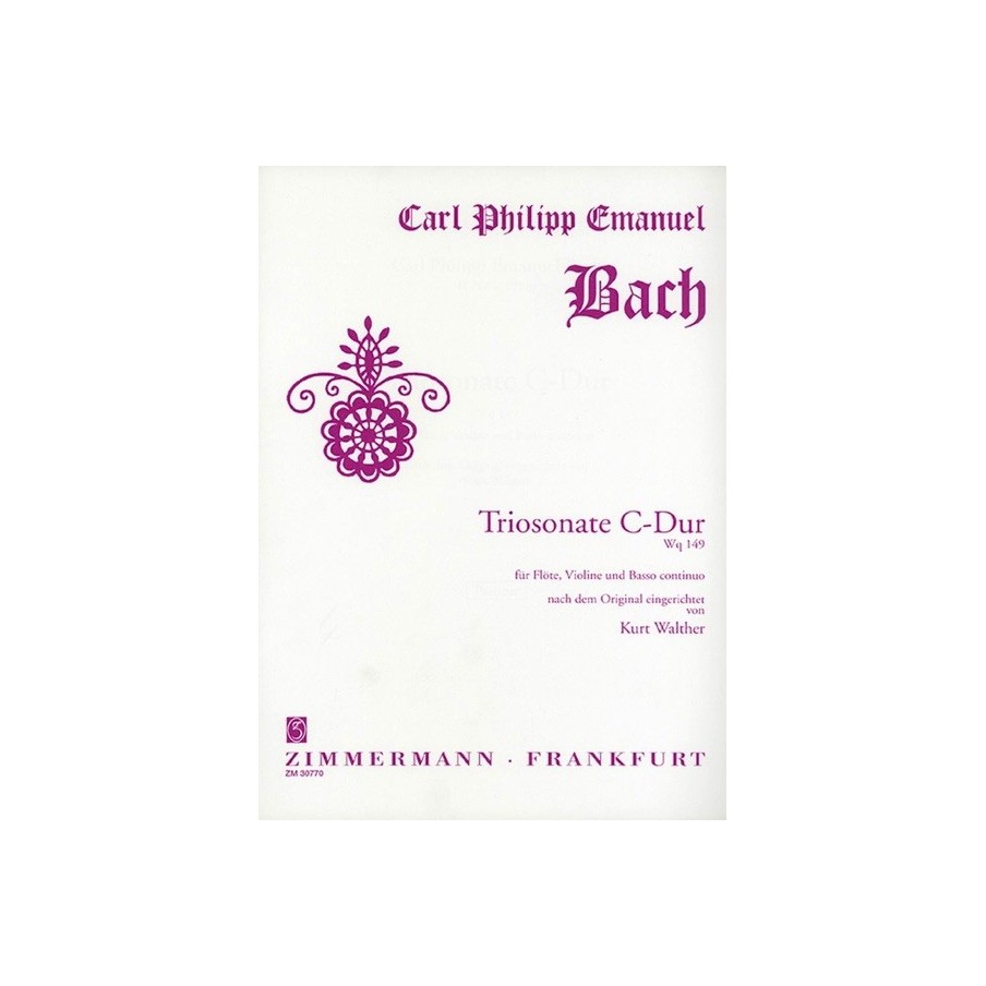 Triosonate C-Dur Wq 149 