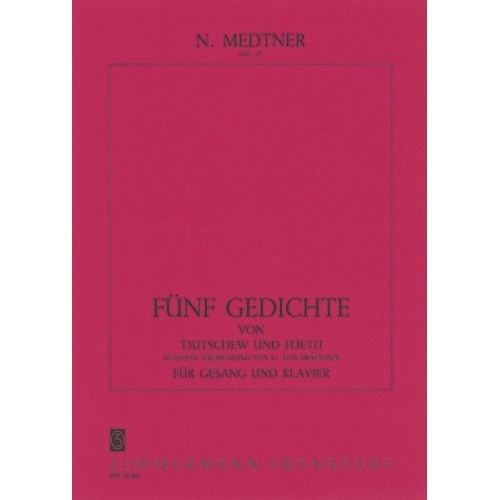 5 Gedichte op. 37