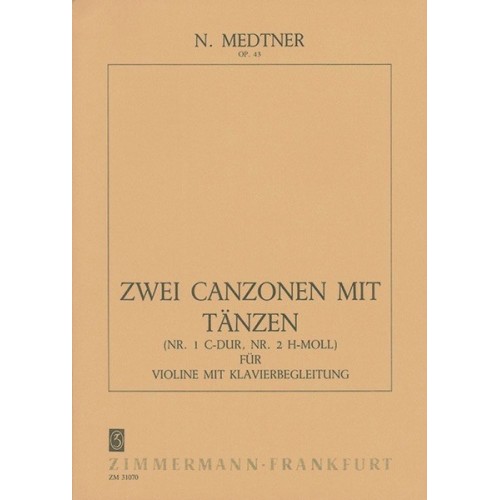 Zwei Canzonen mit Tänzen op. 43 