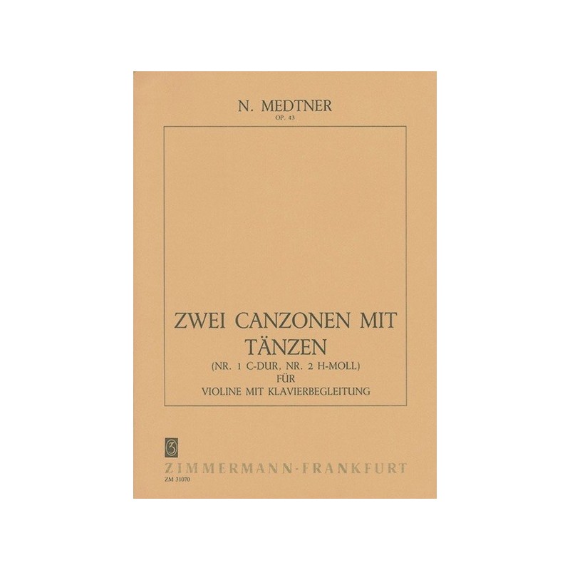 Zwei Canzonen mit Tänzen op. 43 