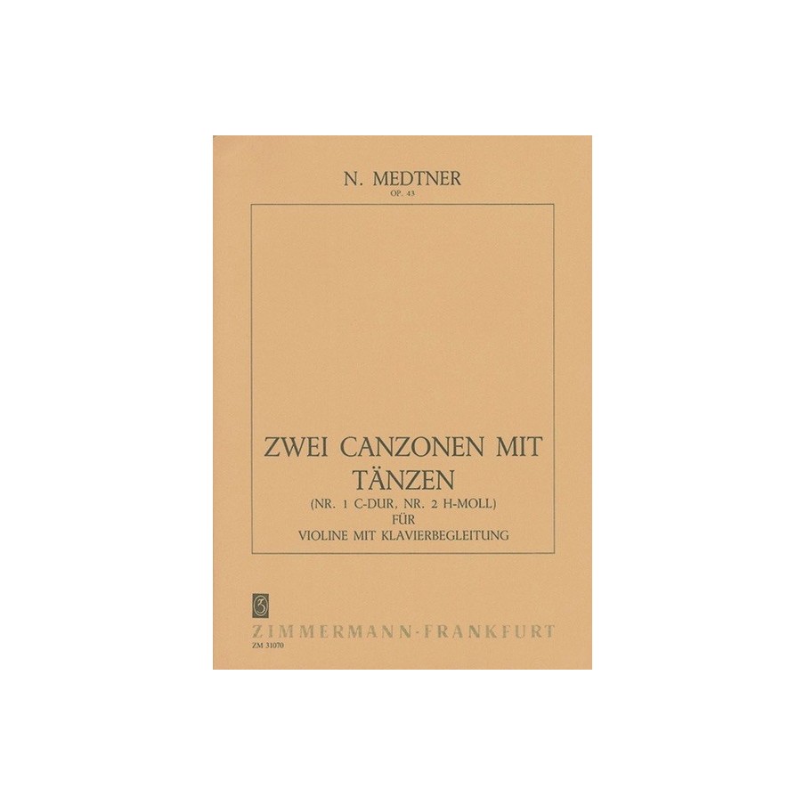Zwei Canzonen mit Tänzen op. 43 