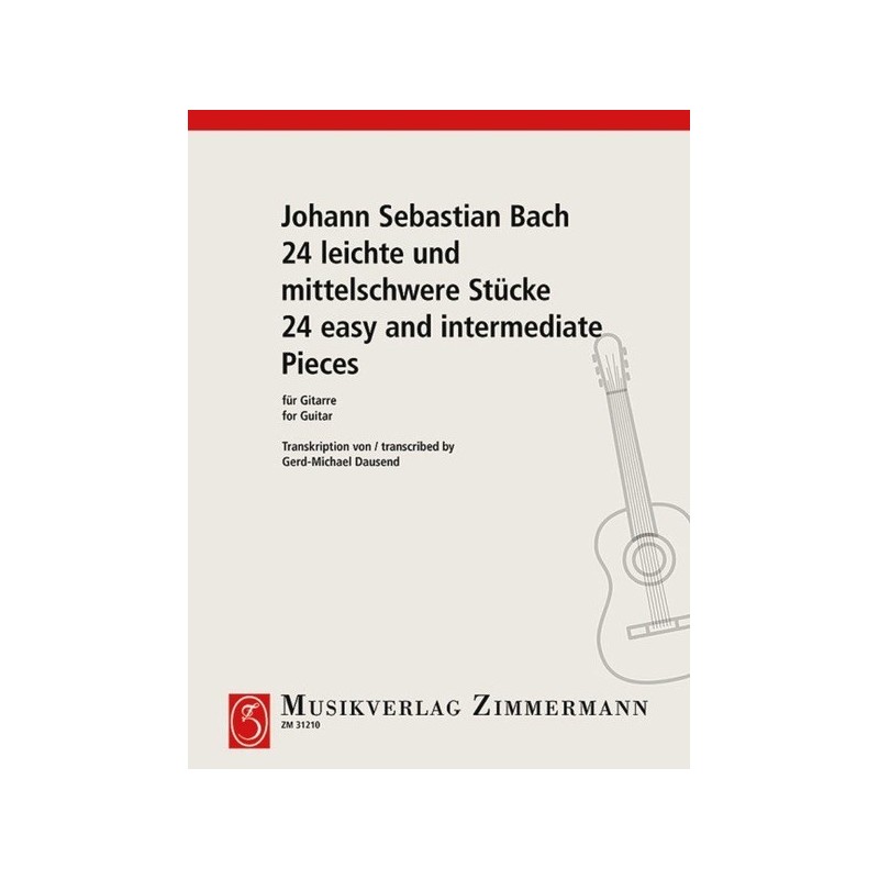 24 Easy And Intermediate Pieces For Guitar 