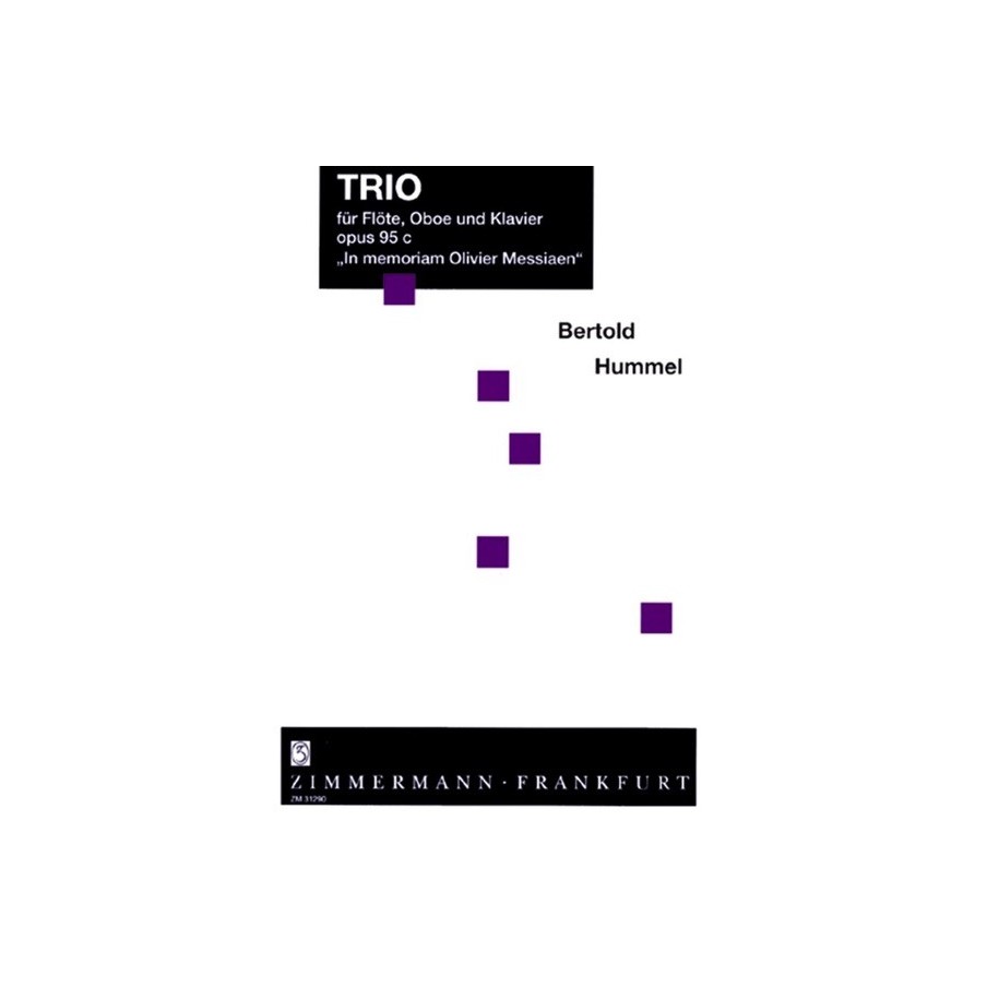 Trio In memoriam Olivier Messiaen op. 95c 