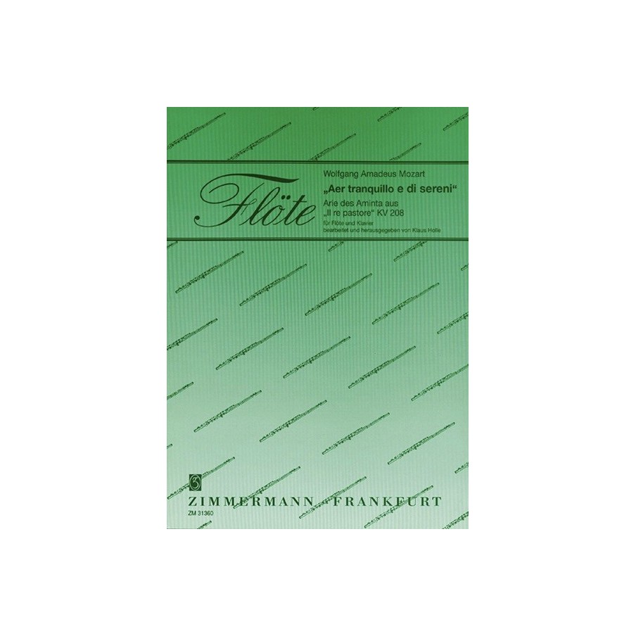 Aer tranquillo e di sereni KV 208 