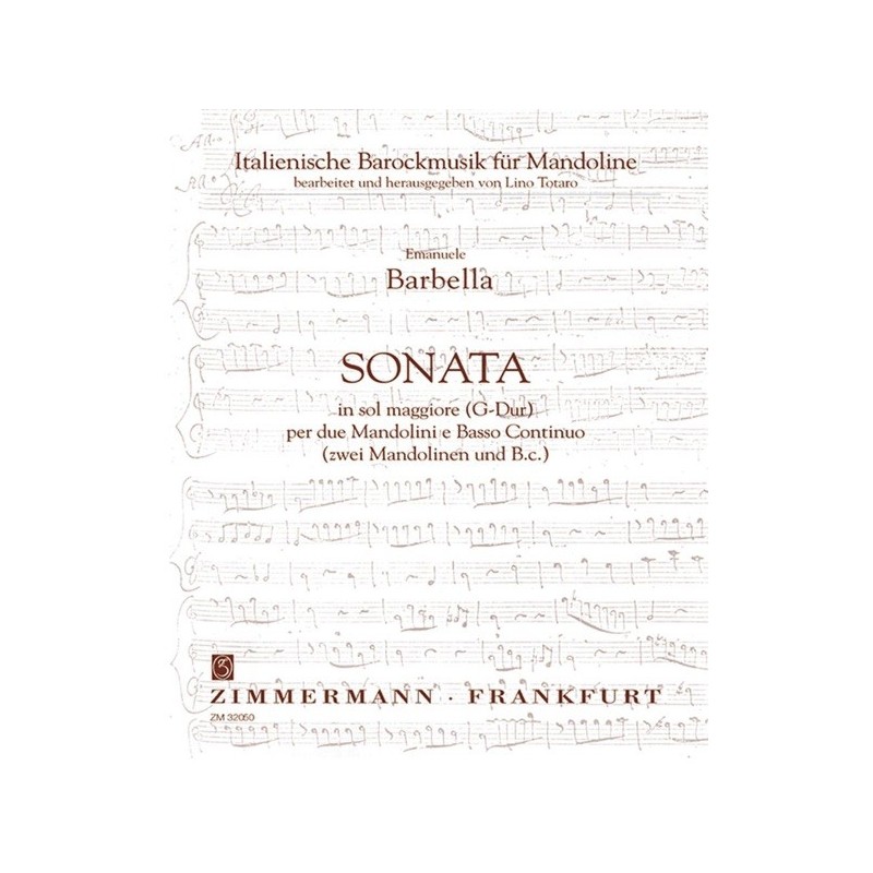 Sonata in Sol maggiore (G-Dur) 