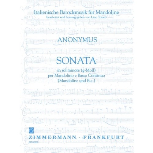 Sonata in sol minore (g-Moll) 