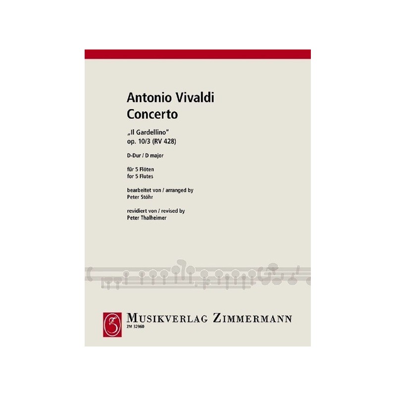 Concerto III D-Dur Il Gardelino 