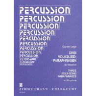 Drei Volkslied-Paraphrasen 